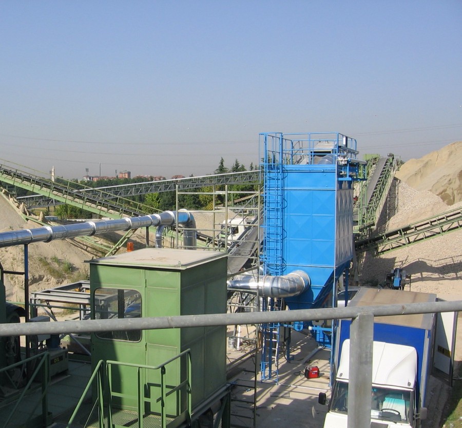 Impianti di aspirazione industriale per cave di inerti 1