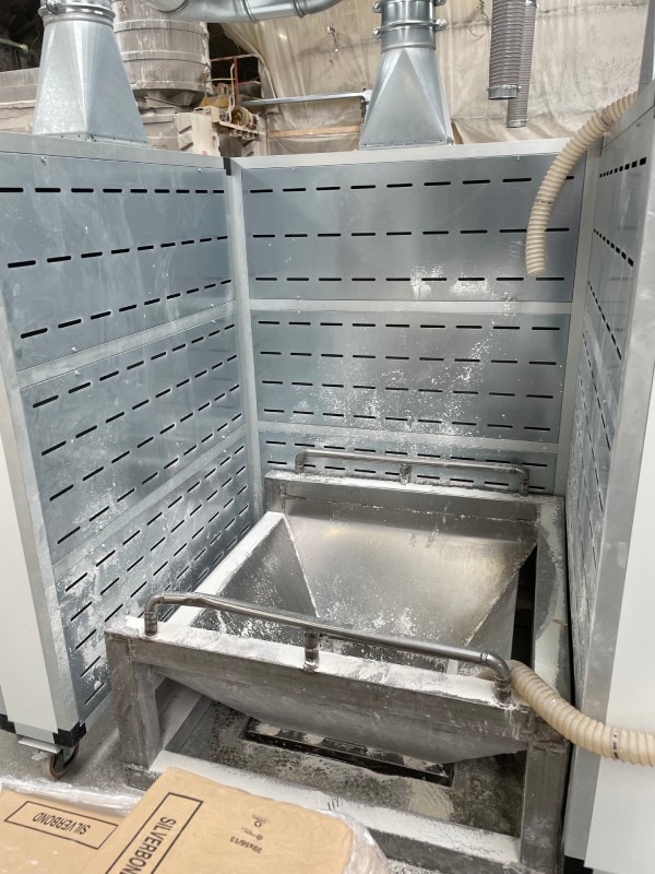 Impianto di aspirazione e filtrazione dell’aria per azienda ceramica 2