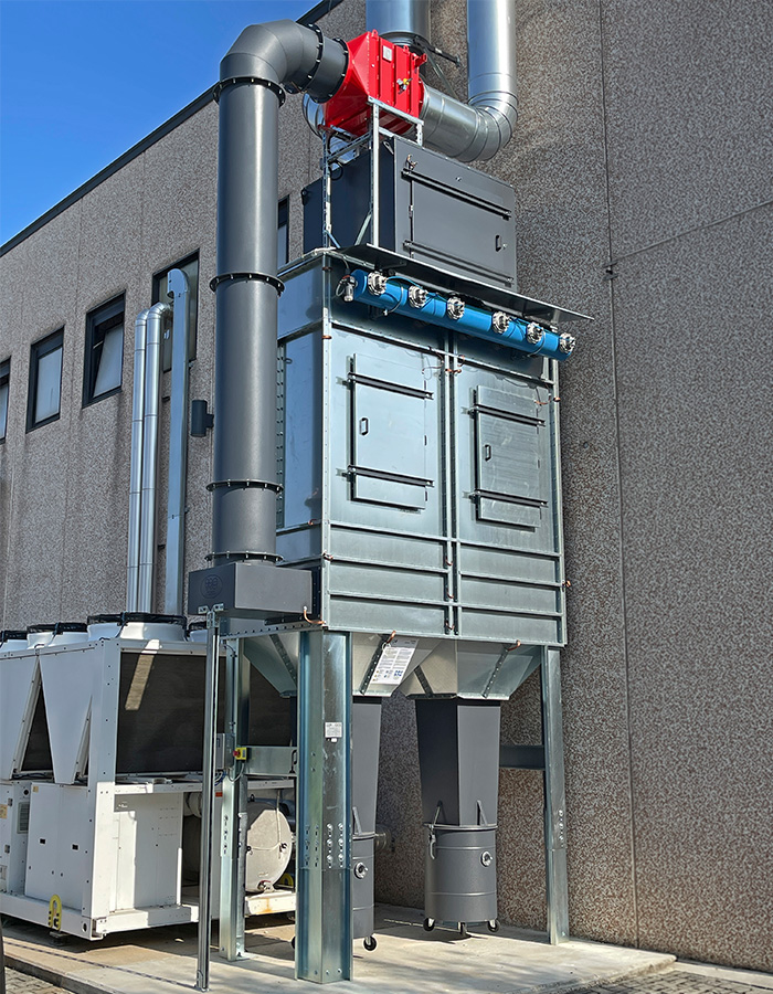 Filtro a maniche <span class="azure">Power Jet</span> 2